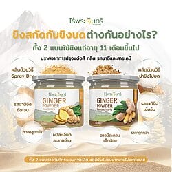 แสตมป์ ความรู้สู่การขาย ผงขิงบดกับขิงสกั
