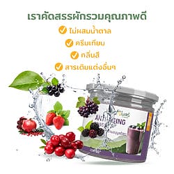 ผงสูตรต้านอนุมูลอิสระ 14 ผงผักรวมสีม่วง3